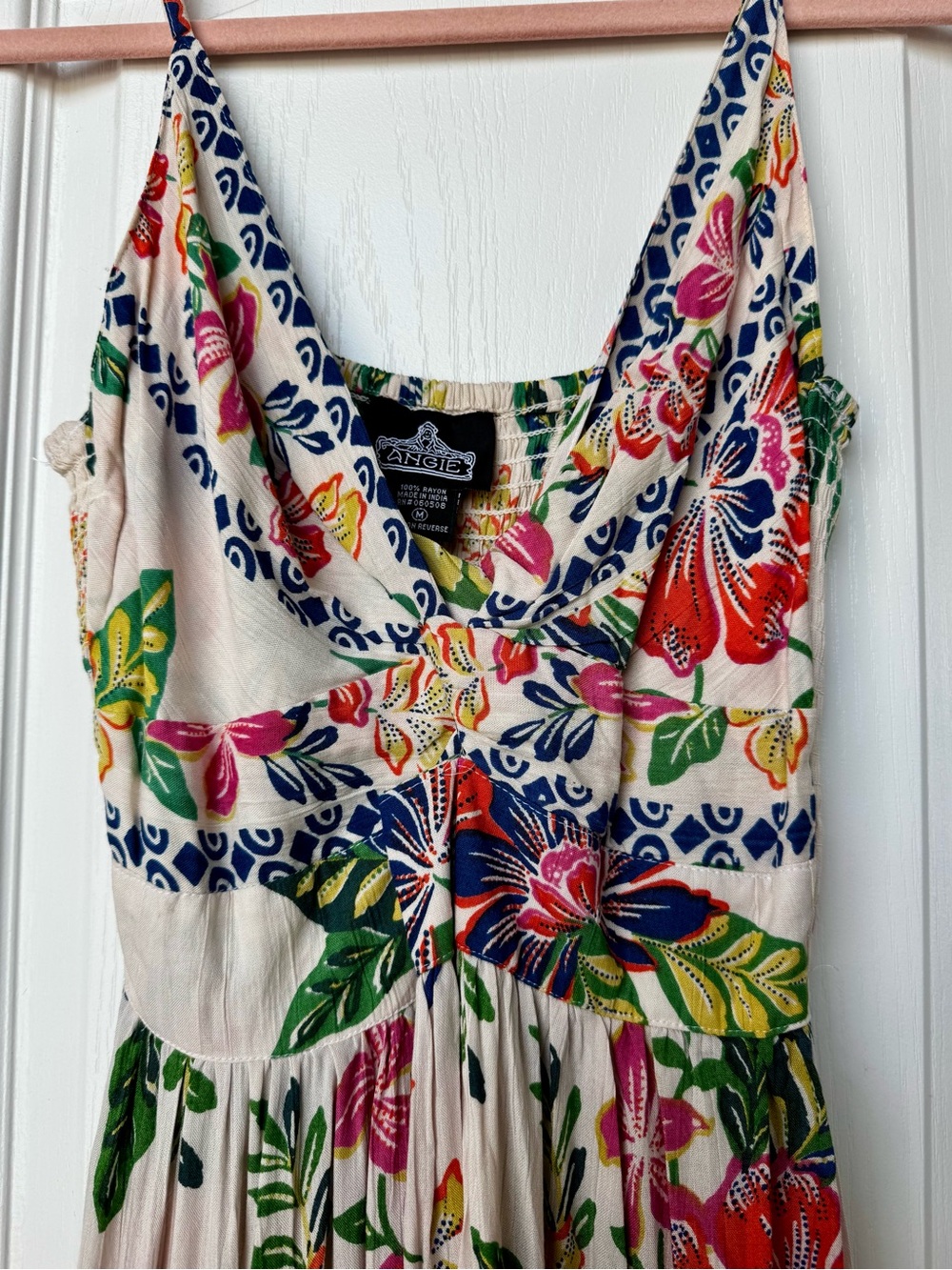 Angie Floral Maxi Dress | Size M | Worn Once | Vacation Ready 🌺 - Picture 4 of 6